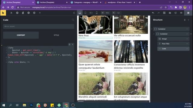 Bricks Builder for Wordpress: Change Post Time to Times Ago смотреть онлайн