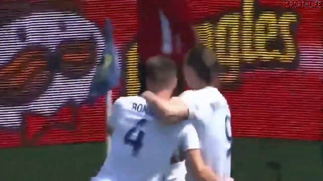 Первый матч Златана Ибрагимовича за Los Angeles Galaxy смотреть онлайн