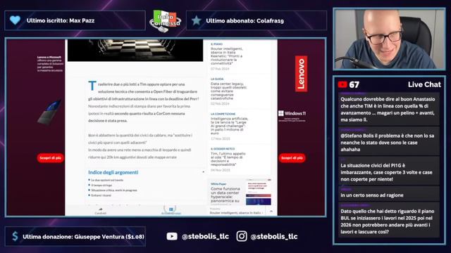 Open Fiber e l’ipotesi "civici adiacenti" per salvare il Piano Italia 1 Giga смотреть онлайн