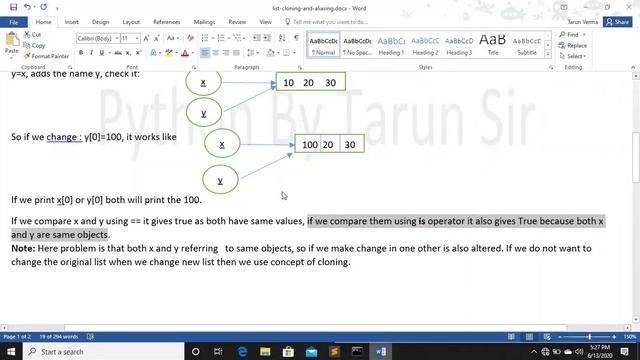 aliasing vs cloning in python смотреть онлайн