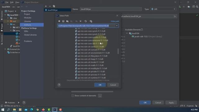 How To Deploy an Executable JavaFX 15 Application JAR File Using IntelliJ 2020.3.2 on Windows 10 x6 смотреть онлайн