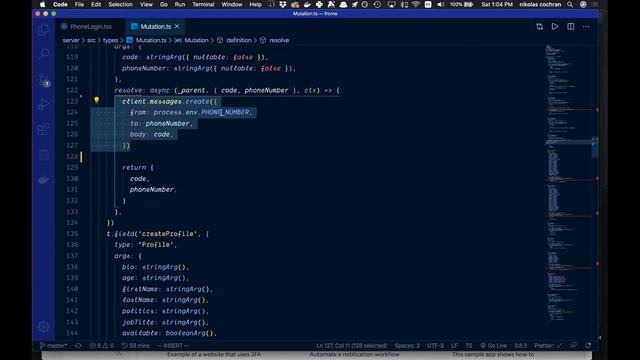Send SMS Message With GraphQL And React Native смотреть онлайн