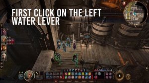 Baldur's Gate 3, Abandoned Cistern, Water Level/ Temperature Level Valve Puzzle Solved!