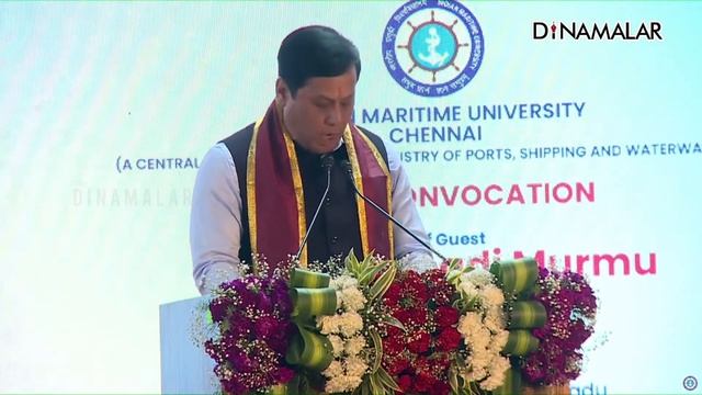 கடல்சார் பல்கலை விழாவில் ஜனாதிபதி முர்மு பெருமிதம் IMU | Indian Maritime University | Murmu | Ravi смотреть онлайн