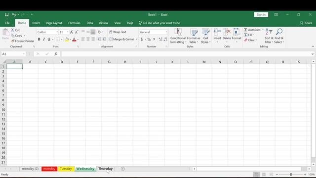 Working With Worksheet in Excel смотреть онлайн