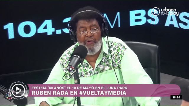 "Fumé marihuana por primera vez con Bob Marley", Rubén Rada en #VueltaYMedia смотреть онлайн
