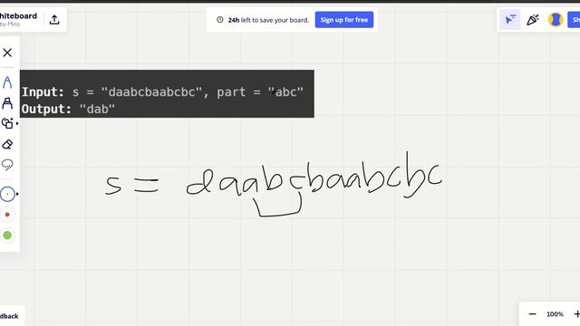 1910. Remove All Occurrences of a Substring | String смотреть онлайн