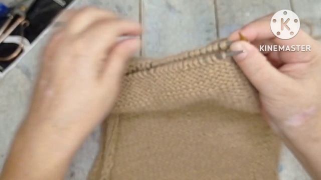 Простой капор-капюшон/вяжем спицами... смотреть онлайн