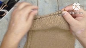 Простой капор-капюшон/вяжем спицами...