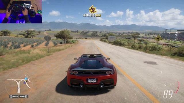 Forza Horizon 5 - Ferrari J50 2017 | Gameplay Logitech g29 смотреть онлайн