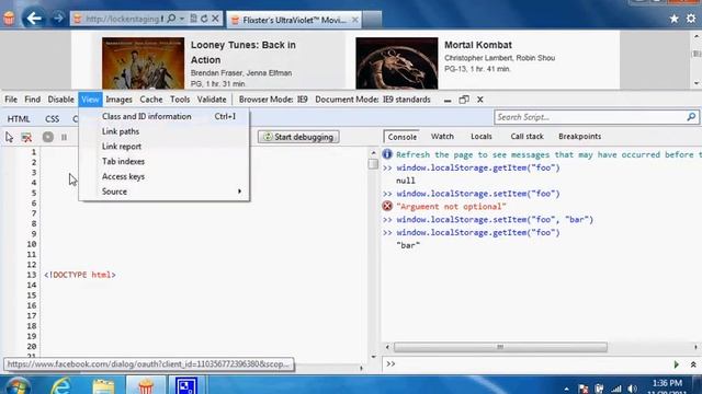 HTML5 local storage bug? смотреть онлайн
