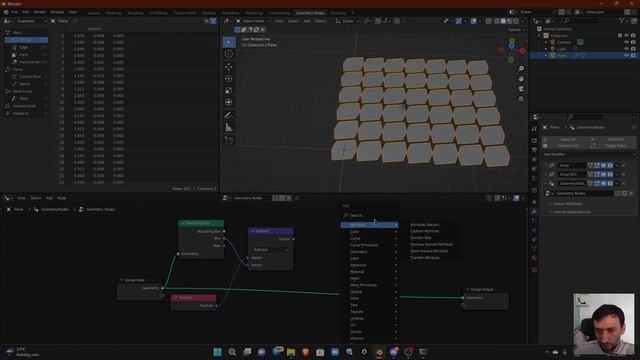 Dynamic center origin on Blender Geometry смотреть онлайн