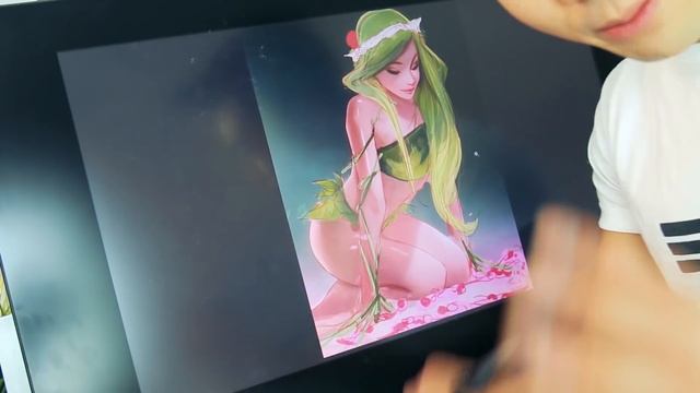 PAINTING A FAN'S DRAWING! :D смотреть онлайн