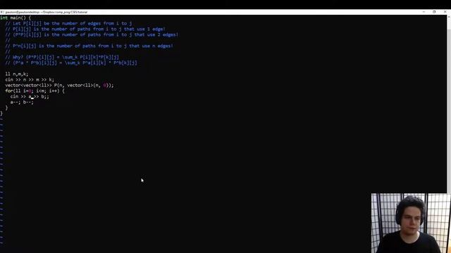 Competitive Programming Guide - Math #12 - Adjacency Matrix Exponentiation смотреть онлайн