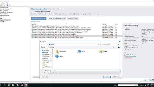 How To Export Key From Kaspersky Security Center Repository