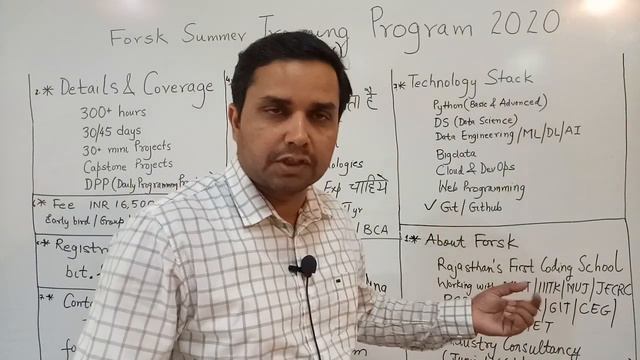 Forsk Summer Training 2020 (Advanced Python, ML, DL, AI, Bigdata, DevOps, Cloud and Web) смотреть онлайн