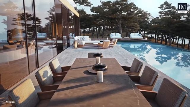 Minotti - CHRISTMAS MOOD 2022 - кресло Daiki by Marcio Kogan - Interior Market смотреть онлайн