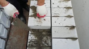 Однорядная система перевязки швов кирпичной кладки