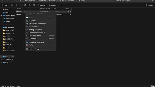 Como visualizar MINIATURAS de ARQUIVOS do PHOTOSHOP no PC смотреть онлайн