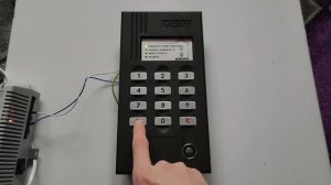 Программирование мастер-ключа на домофоне Vizit БВД-М200.