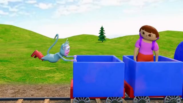 Даша и Животное - Тарантас (3D-Анимация) смотреть онлайн