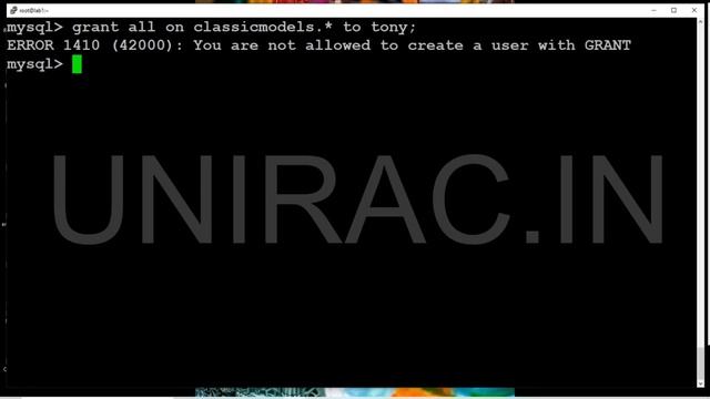 How to Grant Privileges to user || grant all privileges || Oracle MySQL database [solved] смотреть онлайн
