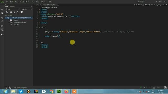 Software Development: General Arrays in PHP смотреть онлайн