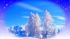 Футаж. Зимний пейзаж 63