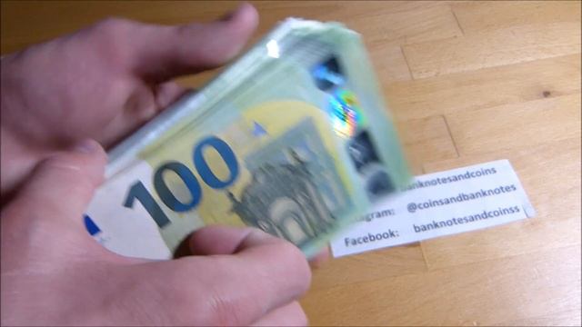 How 10000 Euro Looks Like In 100 Euro Banknotes
