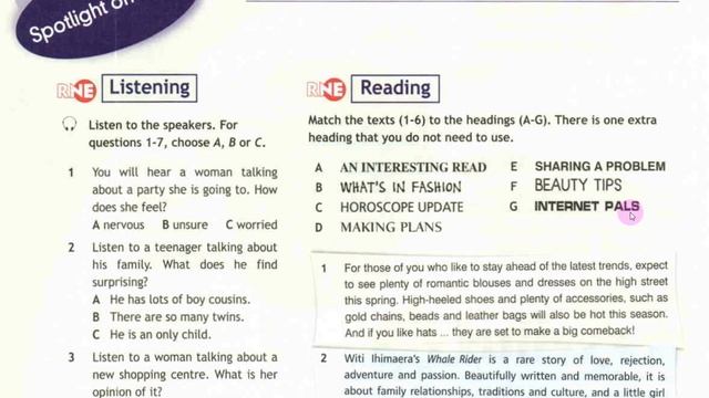 Spotlight 10 Spotlight On Exams 1