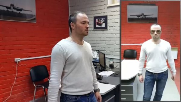 Виртуальная примерочная для очков (Virtual Fitting Room). Интерактивное торговое оборудование.