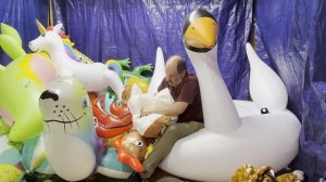 End of Summer Popfest 2023 Inflatables Being Popped En Masse