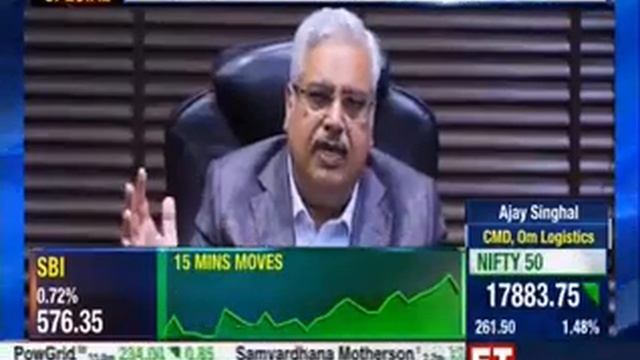 ET NOW byte of Shri Ajay Singhal, CMD, OM Logistics over National Logistics Policy. смотреть онлайн