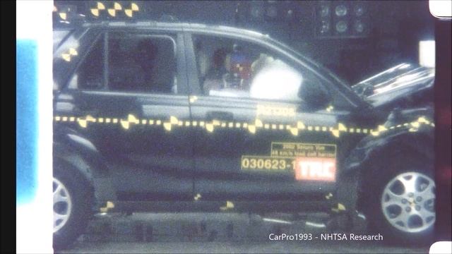 2002-2007 Saturn VUE FMVSS 208 Full-Overlap Crash Test (Airbag Deployment - 48 Km/h) смотреть онлайн