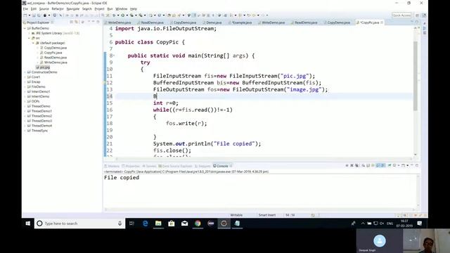 Java Sir Java File IO program 1 смотреть онлайн