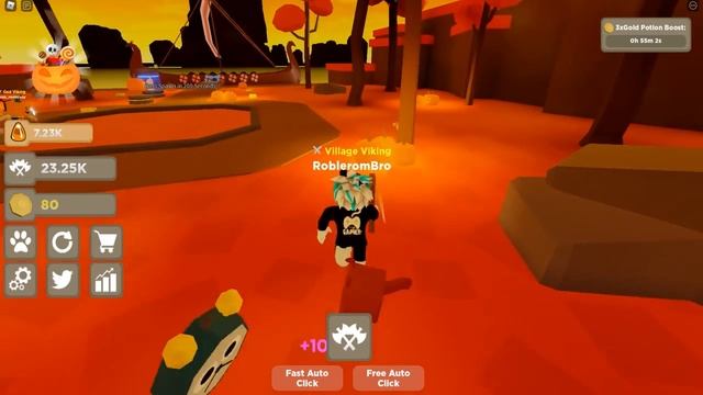 ХЭЛЛОУИН В СИМУЛЯТОРЕ ВИКИНГ КЛИКЕР! ROBLOX [?Halloween?] Viking Clickers смотреть онлайн