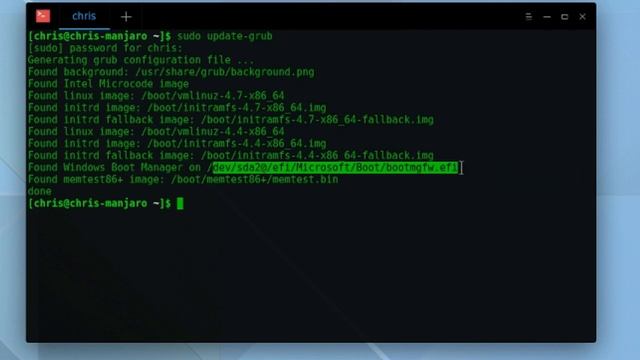 Restore Windows 10 to Grub Bootloader for Dual Install Manjaro Linux 16.08 (UEFI) with Update-Grub смотреть онлайн