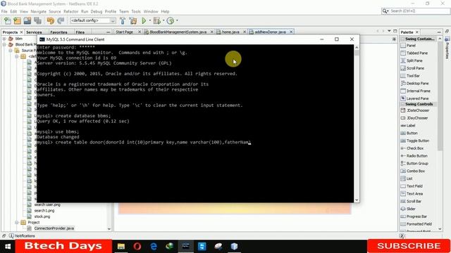 3. Blood Bank Management System in java - Add New Donor Page (JFrame, Mysql Database, Netbeans IDE) смотреть онлайн