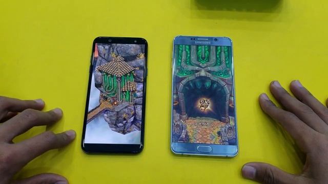Samsung Galaxy A6 vs Galaxy Note 5 - Speed Test - (HD) смотреть онлайн