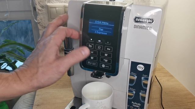 Кофемашина DeLonghi Dinamica ECAM 350.35 смотреть онлайн