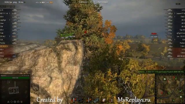 WOT: Redshire - VK 3002 (DB) - 4 frags смотреть онлайн