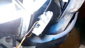 замена лампы габарита toyota yaris