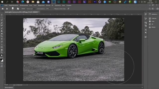 КАК РАЗМЫТЬ ФОН НА ФОТО В ФОТОШОПЕ / ОБУЧАЛКА смотреть онлайн