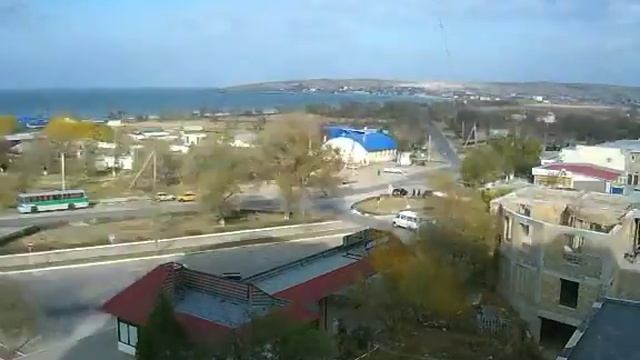 Перекрёсток в Щёлкино, 29.11.2012 - time-lapse с камеры 2 смотреть онлайн