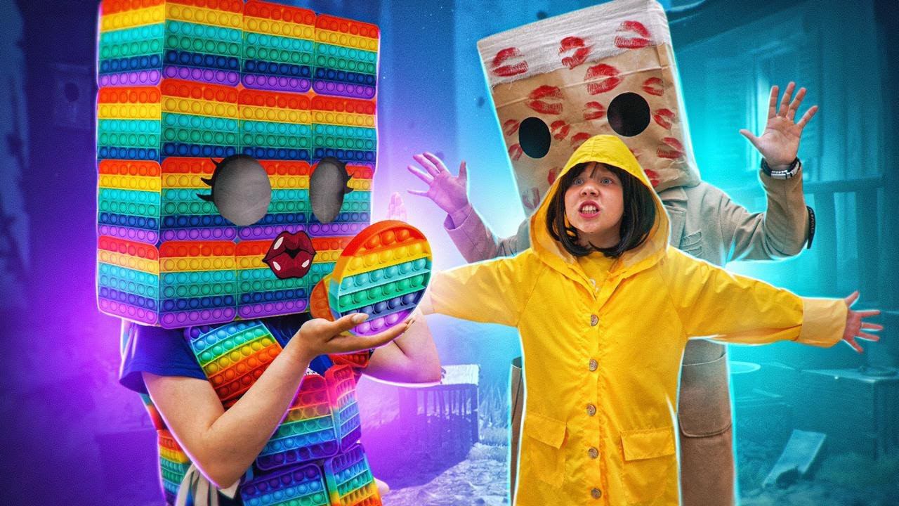 ПОП-ИТка стала ДЕВУШКОЙ МОНО! Шестая ПРОТИВ! Маленькие кошмары в РЕАЛЬНОЙ ЖИЗНИ! смотреть онлайн