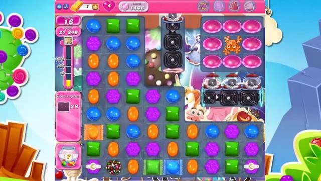 Candy Crush Saga Level 1406 NEW! | Complete! смотреть онлайн