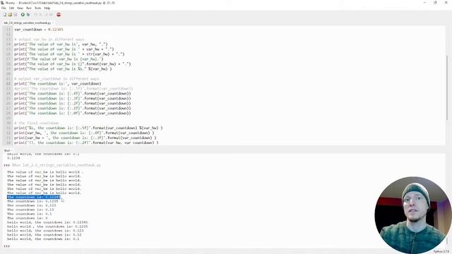 2022-Spring: Lab 2.6 - Intro to Python смотреть онлайн