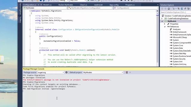 CodeFirst with Existing Database with Entity Framework 6 смотреть онлайн