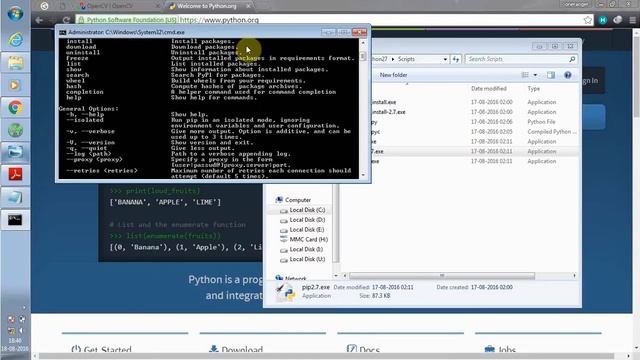 Open Cv In Python Tutorial 1 Setup install смотреть онлайн