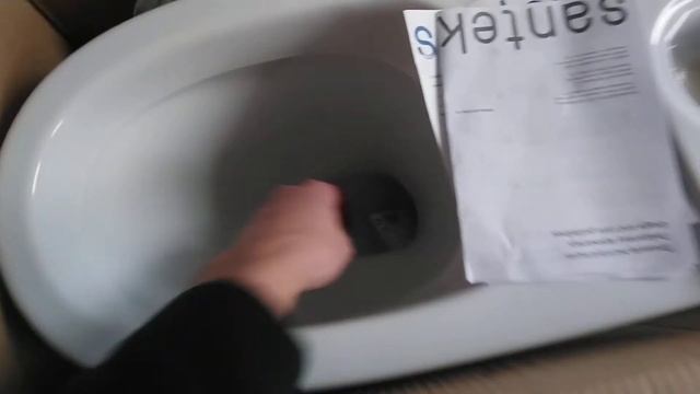 Распаковка - Унитаз напольный Santek Лига 1WH302197 смотреть онлайн